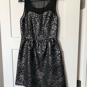 ELLE Silver Foil Dress